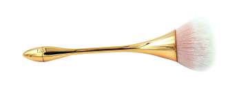 Machine Cleaning Brush Gold with Pink and White top